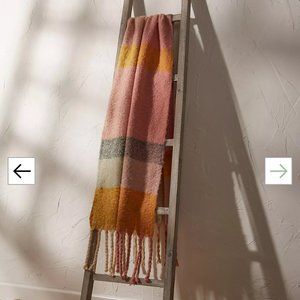 FatFace Multicolor Boucle Blanket Scarf
